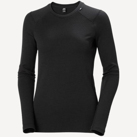 Термобелье верх HH Wmn LIFA Merino Midweight Crew (; XL; Black)